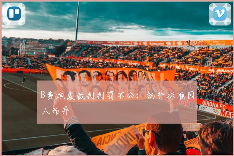 B费炮轰裁判判罚不公：执行标准因人而异